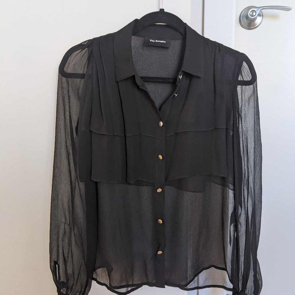 The Kooples Silk Blouse XS